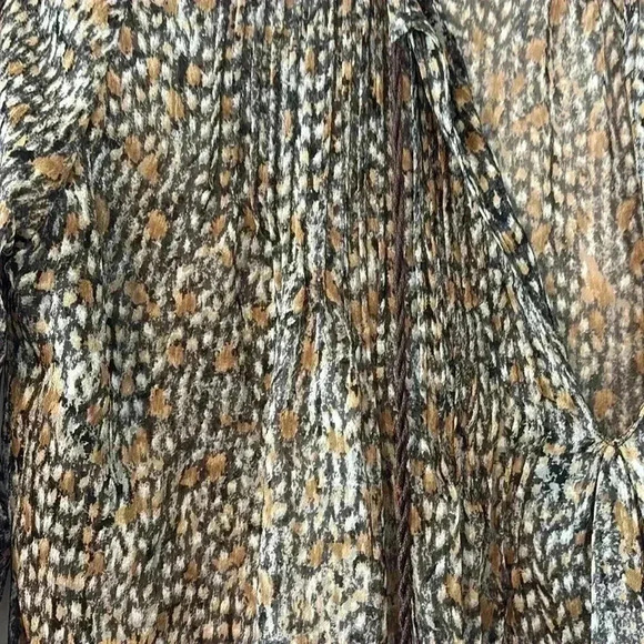 Joie 100% silk long sleeve BoHo blouse size small - Picture 3 of 5